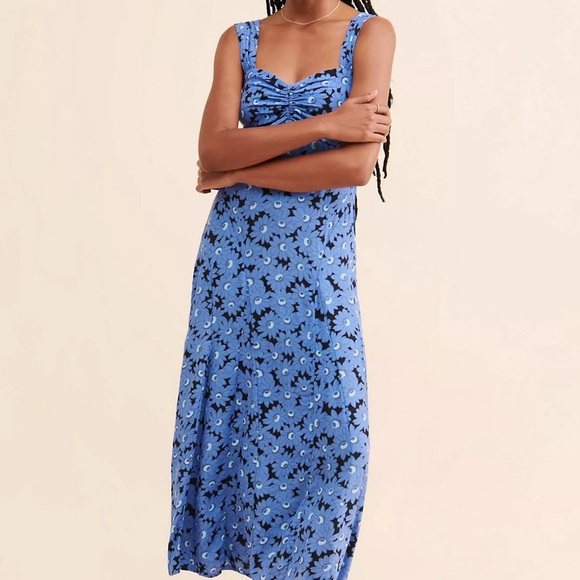 FREE PEOPLE ROSALEE MIDI DRESS - Picture 8 of 10